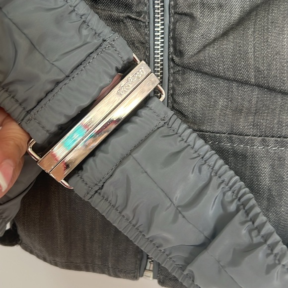 NWT! Denim Parachute Belted Vest by Sugarfly - Picture 5 of 7